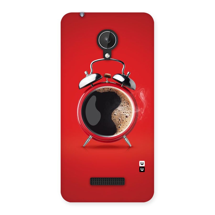 Coffee Clock Back Case for Micromax Canvas Spark Q380