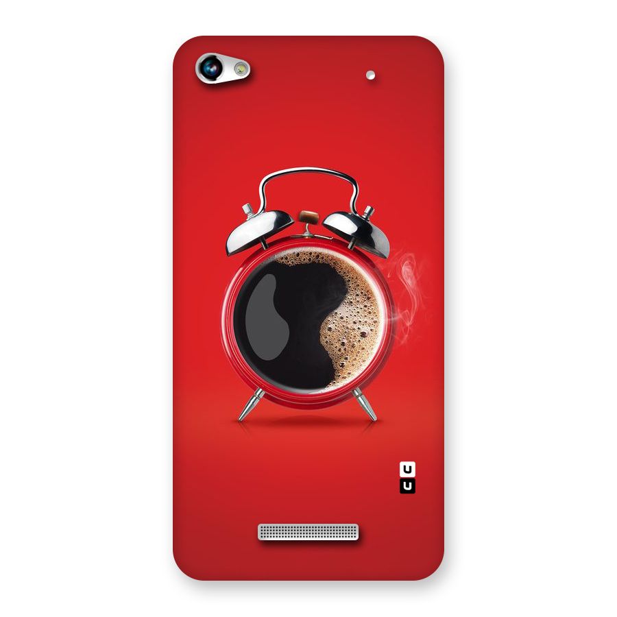 Coffee Clock Back Case for Micromax Hue 2