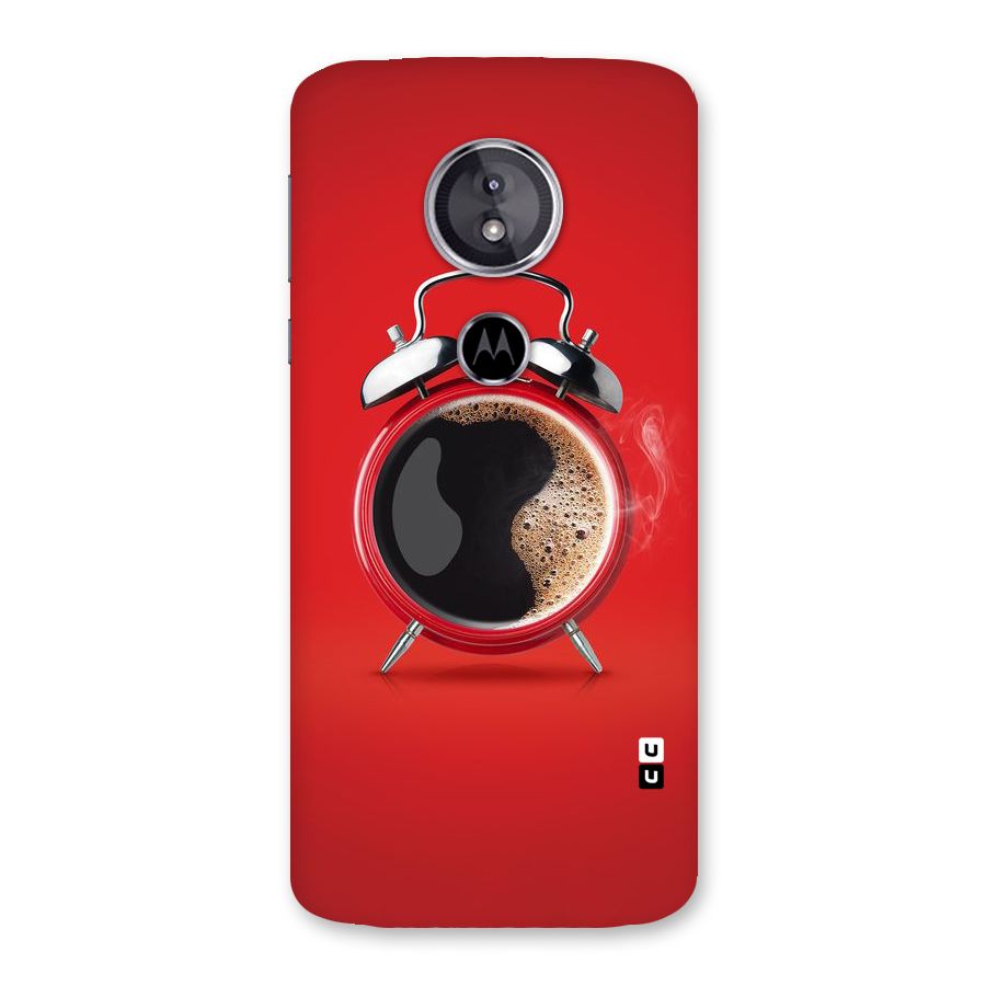 Coffee Clock Back Case for Moto E5