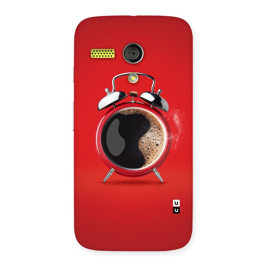 Coffee Clock Back Case for Moto G
