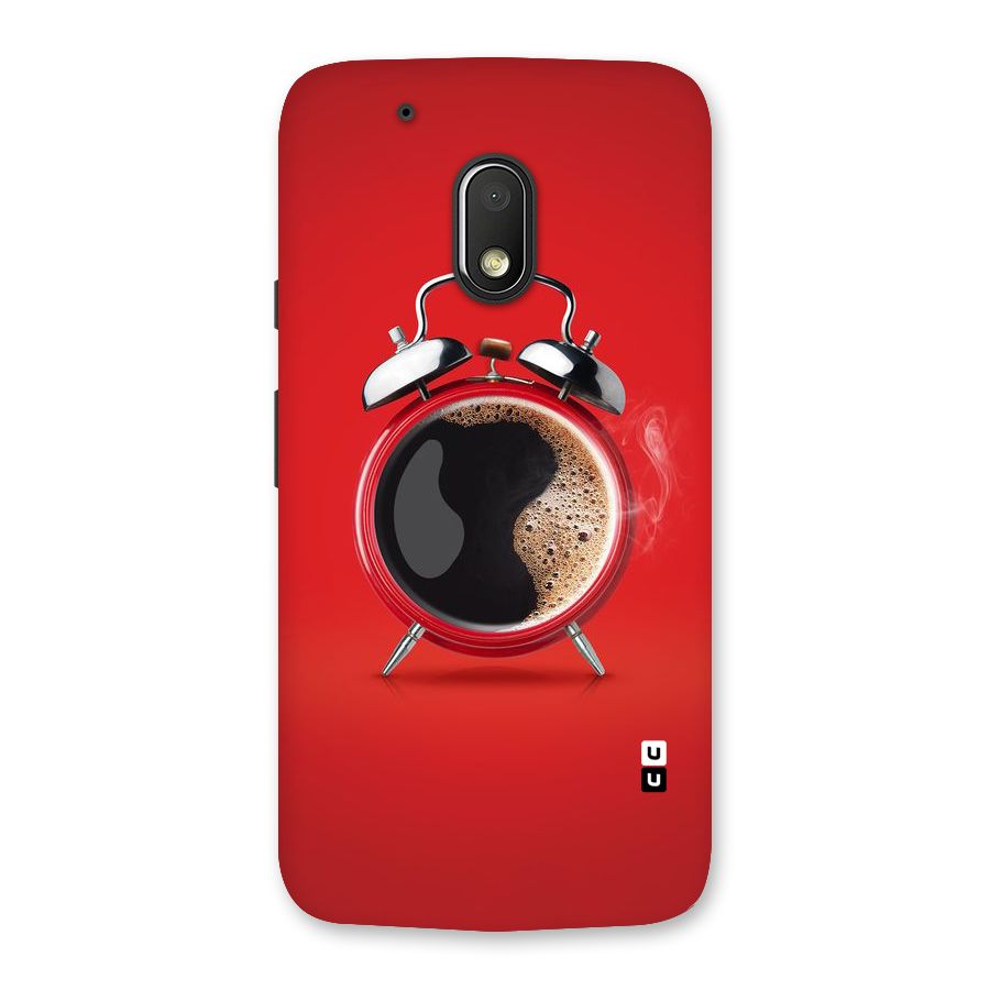 Coffee Clock Back Case for Moto G4 Play