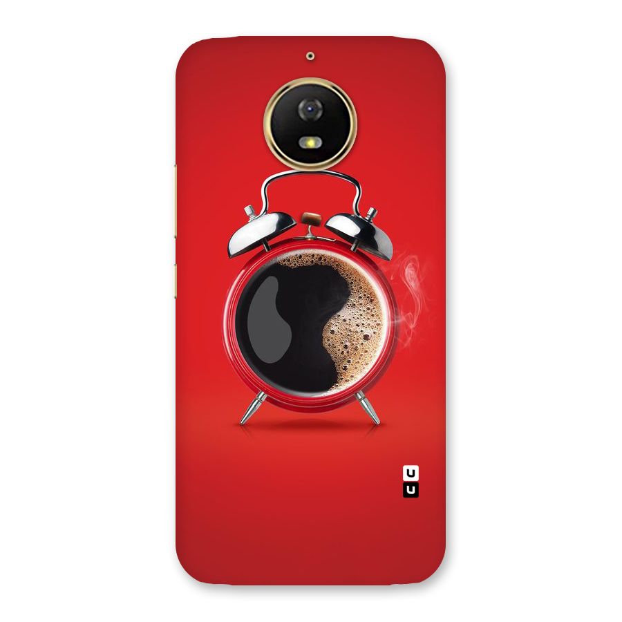Coffee Clock Back Case for Moto G5s