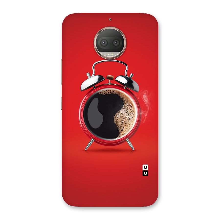 Coffee Clock Back Case for Moto G5s Plus