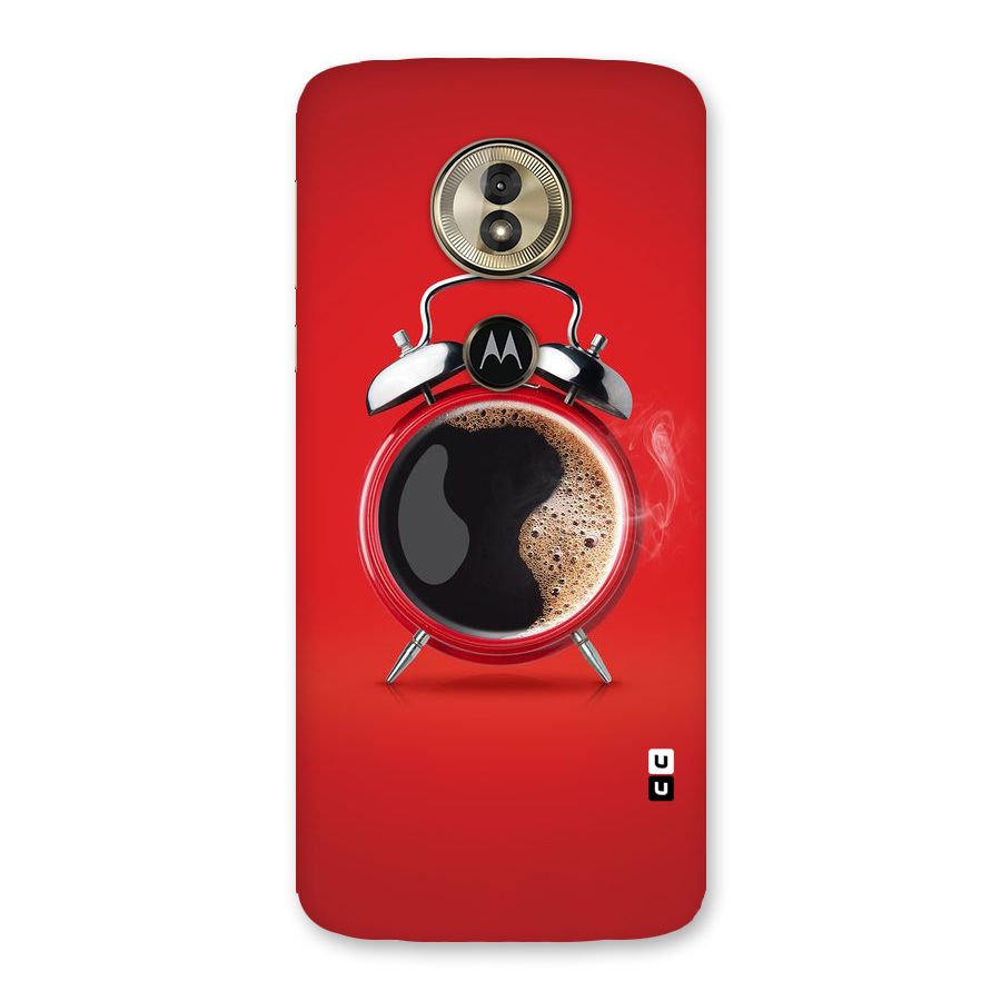 Coffee Clock Back Case for Moto G6 Play