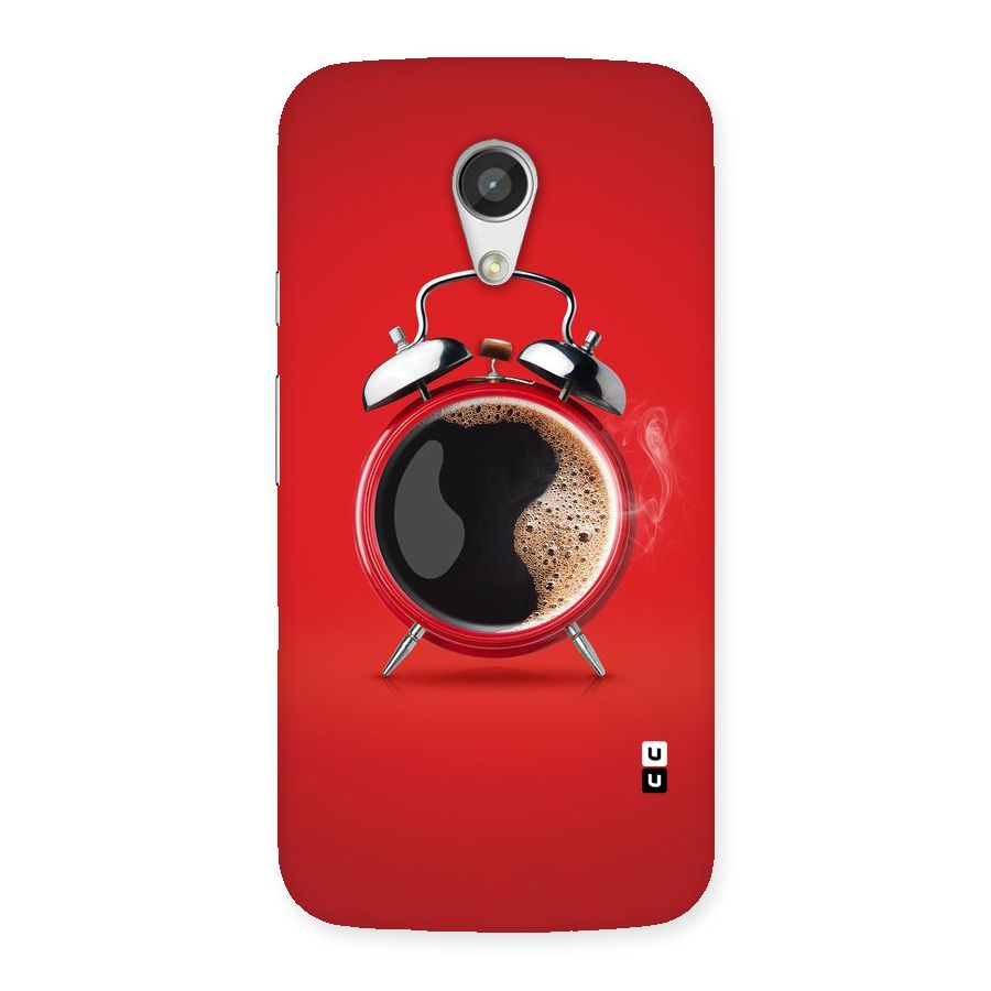 Coffee Clock Back Case for Moto G 2nd Gen