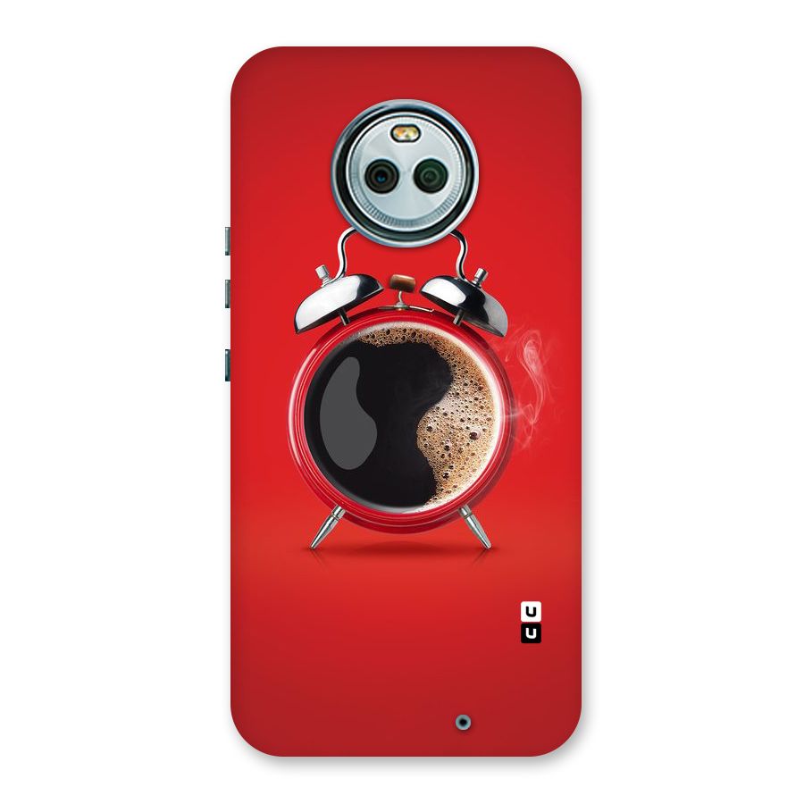 Coffee Clock Back Case for Moto X4