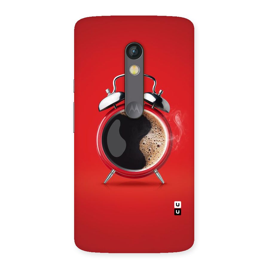 Coffee Clock Back Case for Moto X Play