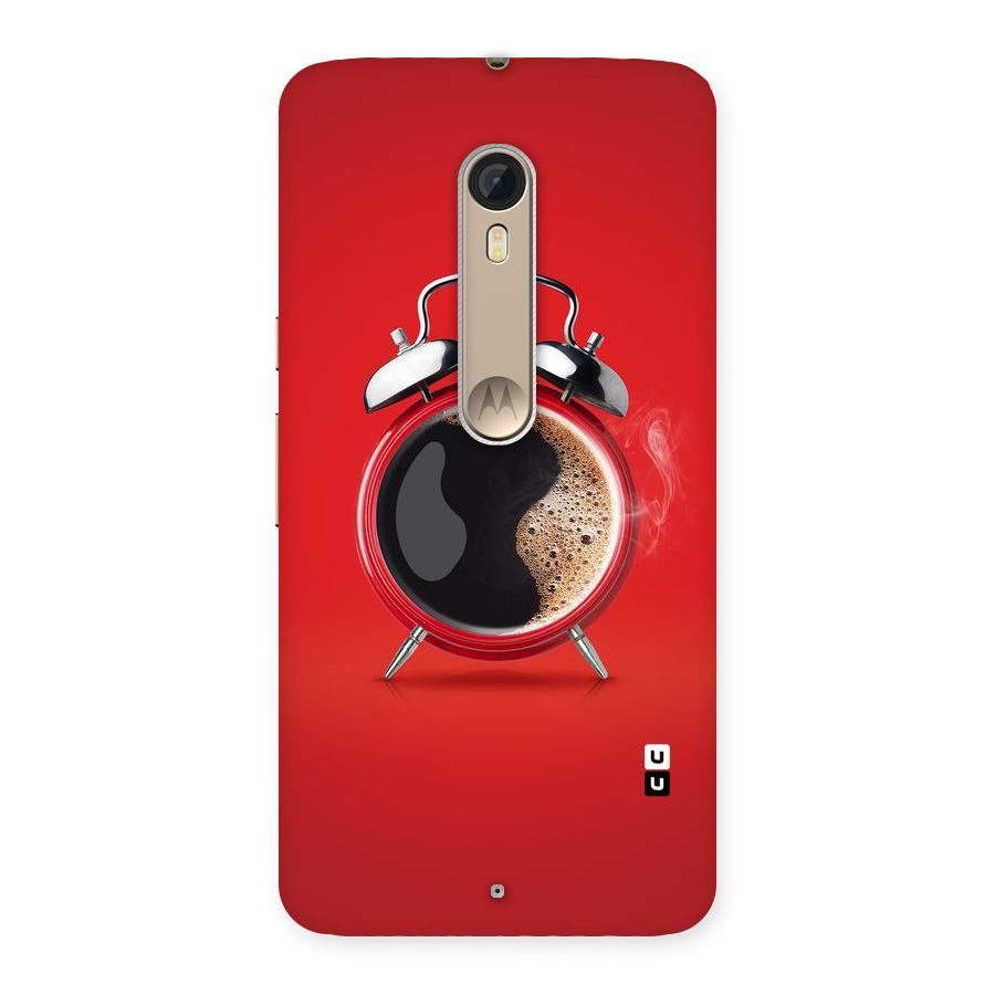 Coffee Clock Back Case for Motorola Moto X Style