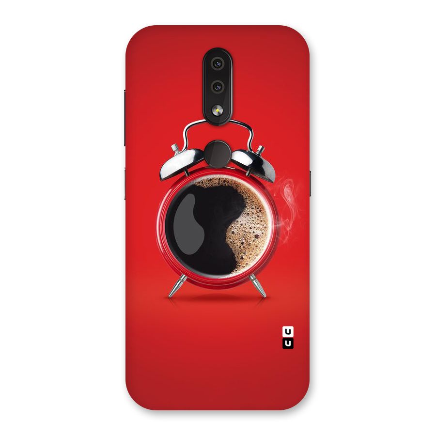 Coffee Clock Back Case for Nokia 4.2