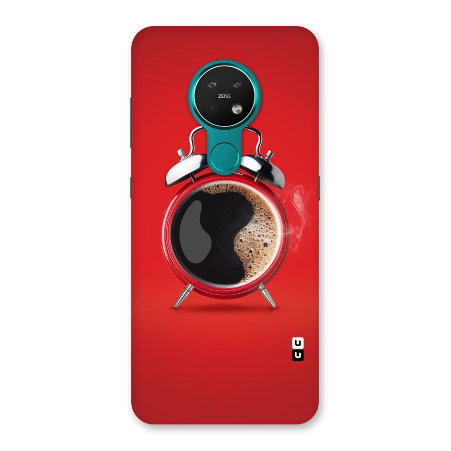 Coffee Clock Back Case for Nokia 7.2