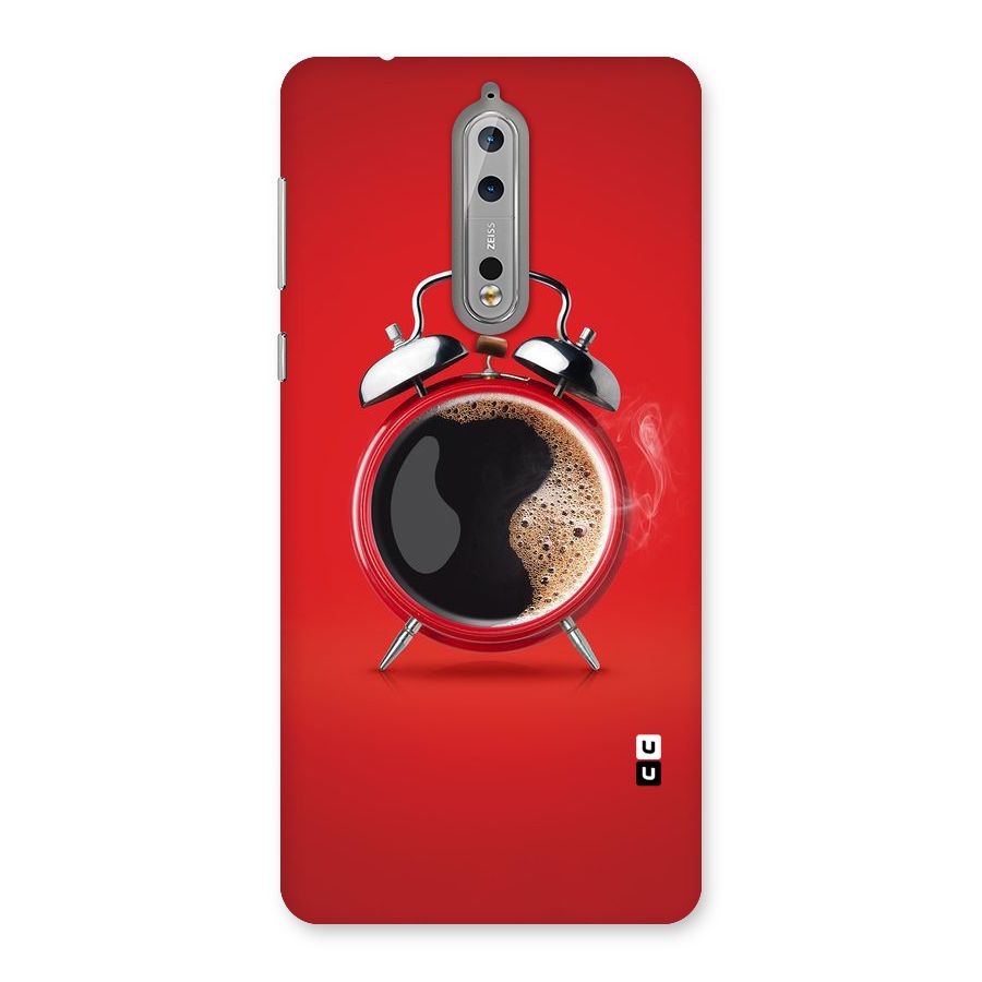 Coffee Clock Back Case for Nokia 8