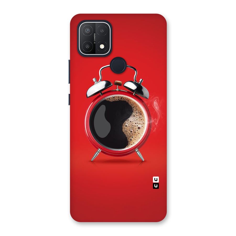 Coffee Clock Back Case for Oppo A15