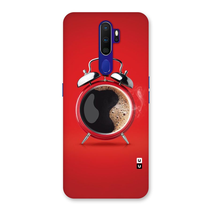 Coffee Clock Back Case for Oppo A9 (2020)