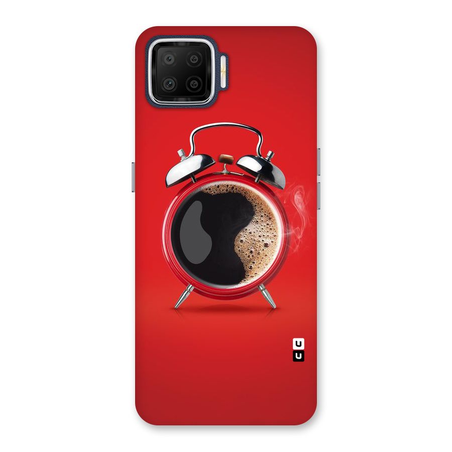 Coffee Clock Back Case for Oppo F17