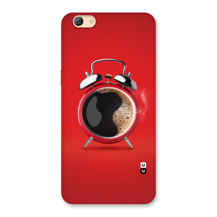 Coffee Clock Back Case for Oppo F3 Plus