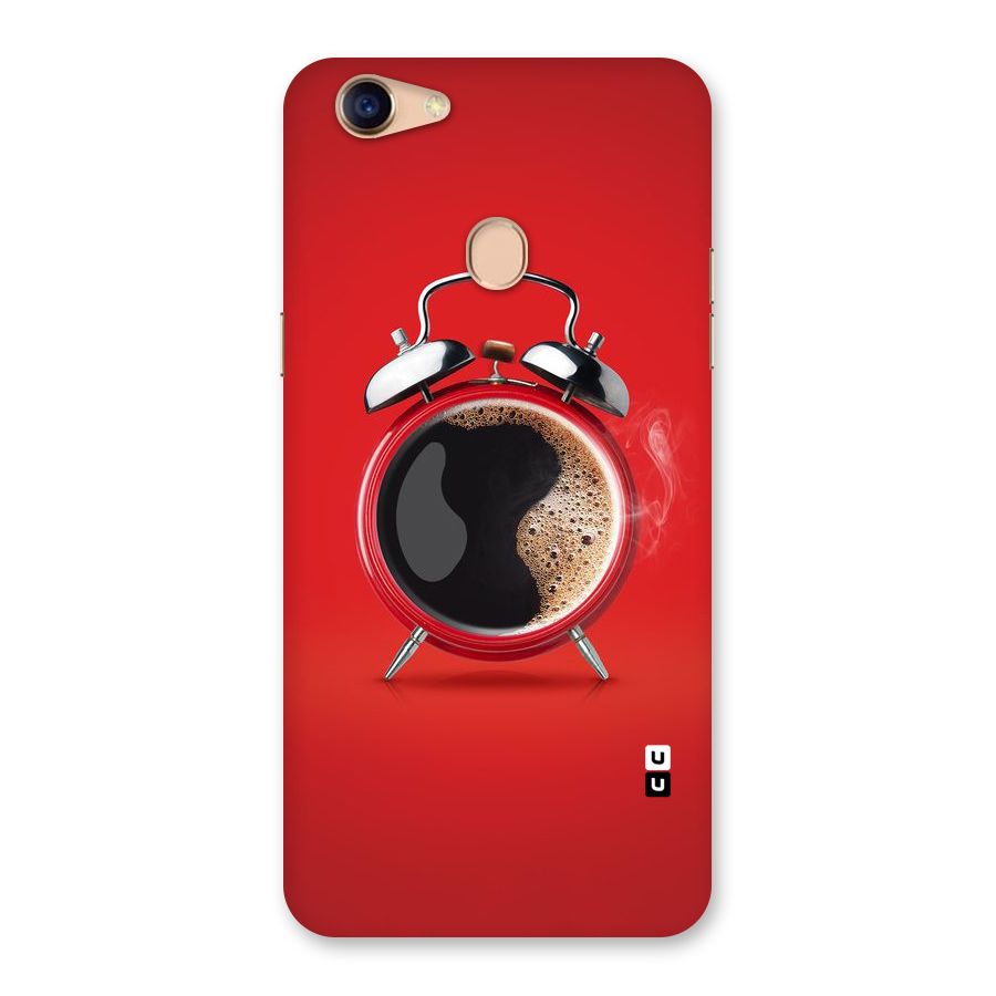 Coffee Clock Back Case for Oppo F5