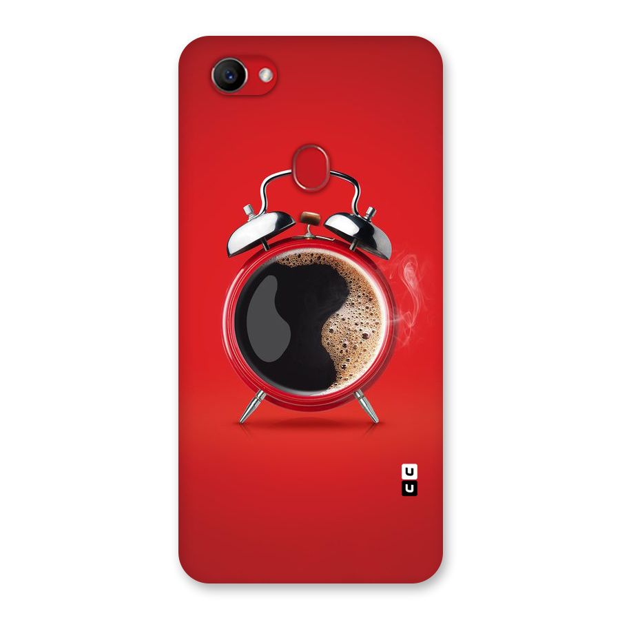 Coffee Clock Back Case for Oppo F7