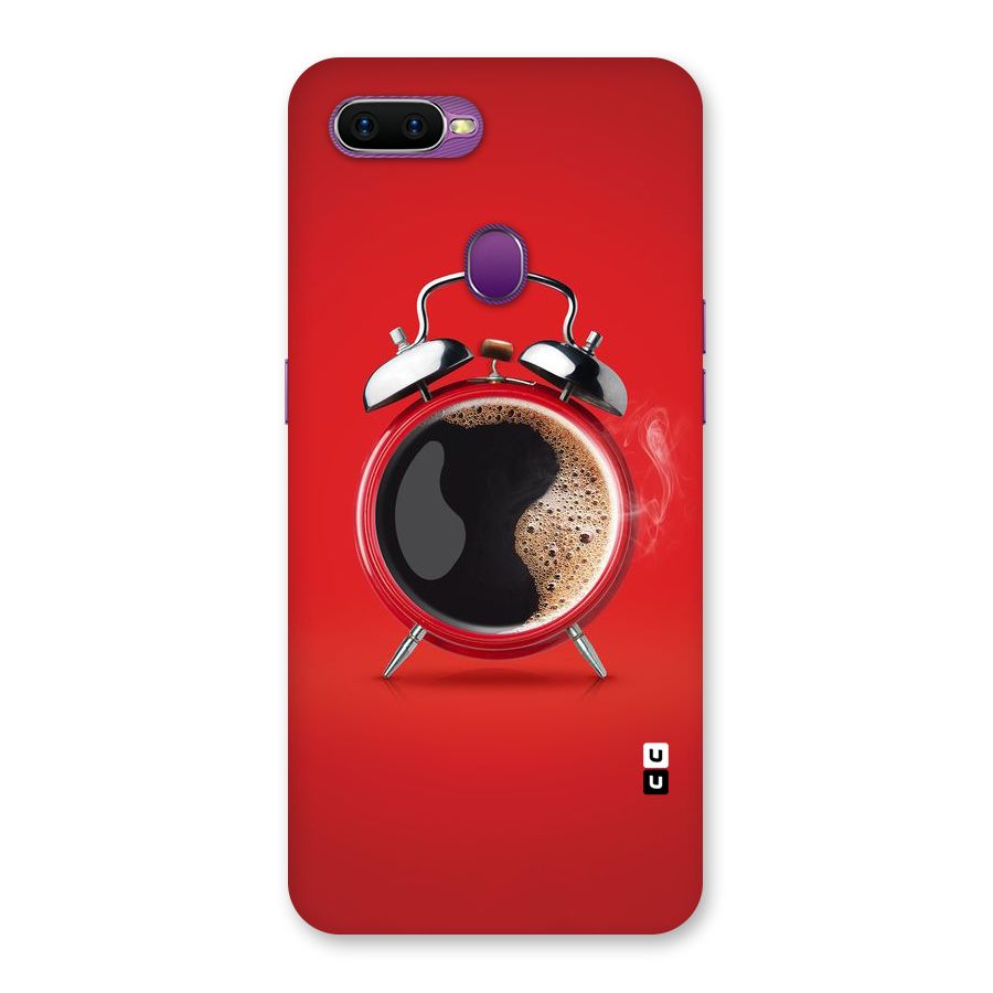 Coffee Clock Back Case for Oppo F9
