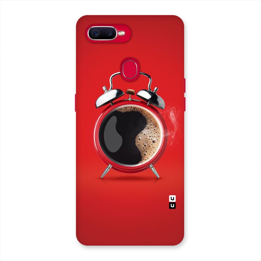 Coffee Clock Back Case for Oppo F9 Pro