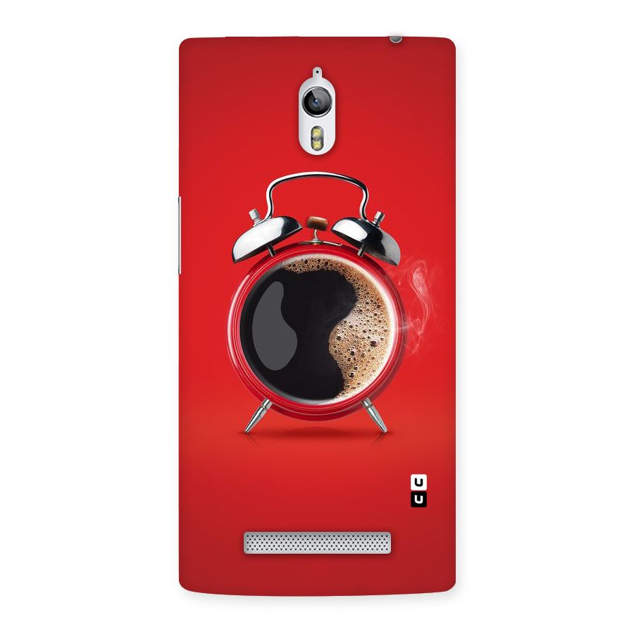 Coffee Clock Back Case for Oppo Find 7