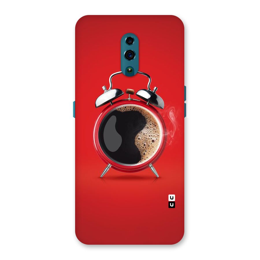 Coffee Clock Back Case for Oppo Reno