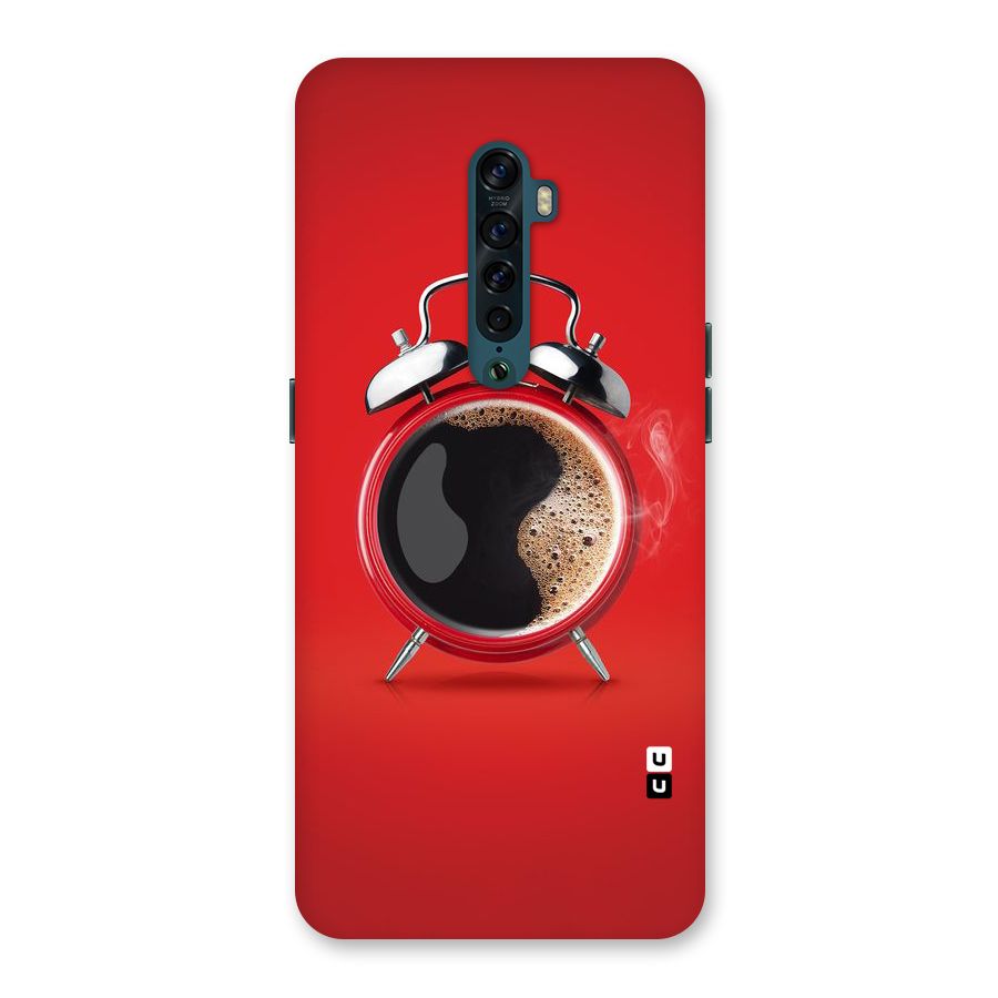 Coffee Clock Back Case for Oppo Reno2