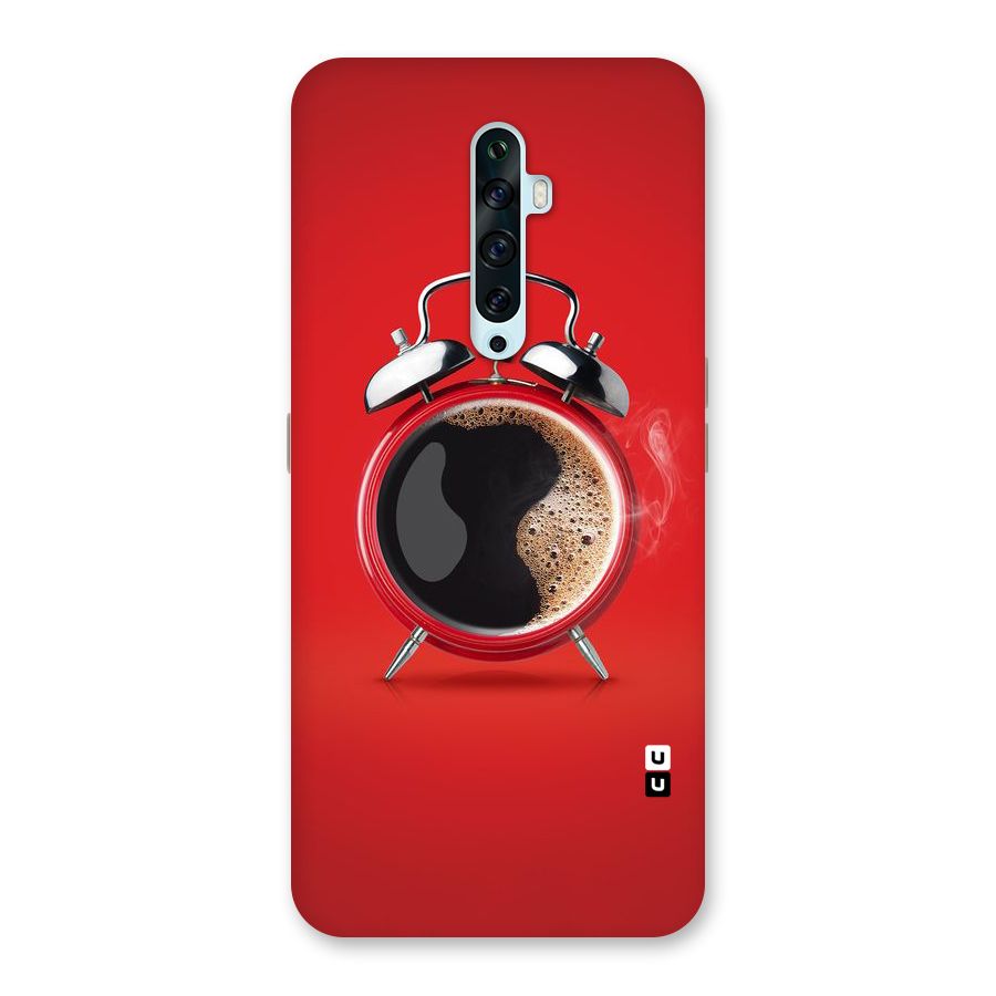 Coffee Clock Back Case for Oppo Reno2 Z