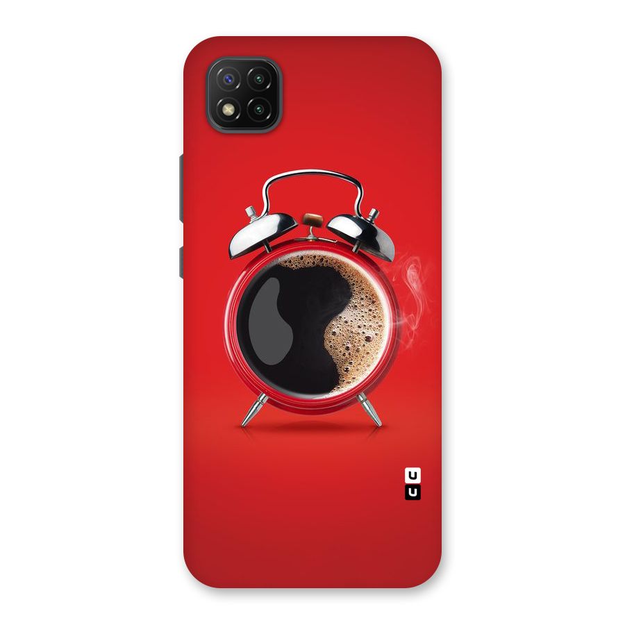 Coffee Clock Back Case for Poco C3