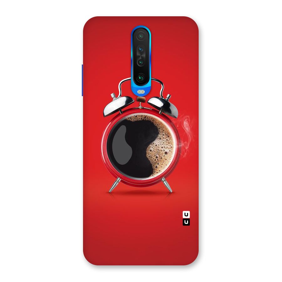 Coffee Clock Back Case for Poco X2