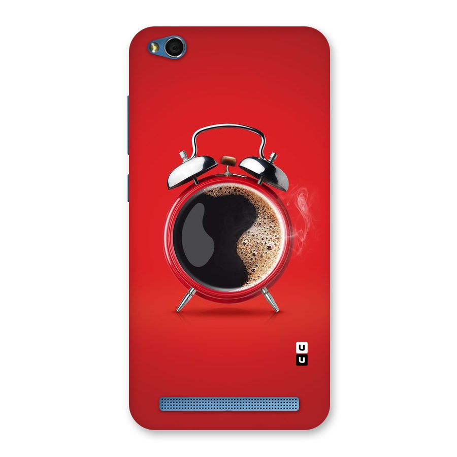 Coffee Clock Back Case for Redmi 5A
