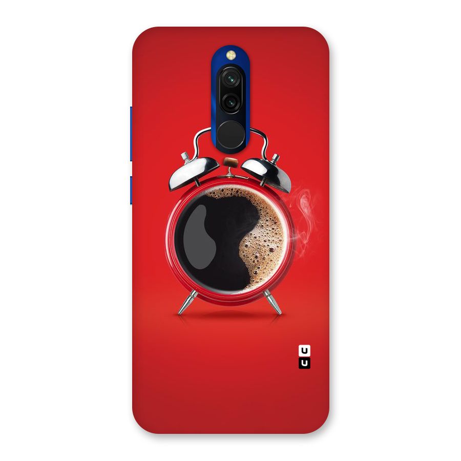 Coffee Clock Back Case for Redmi 8