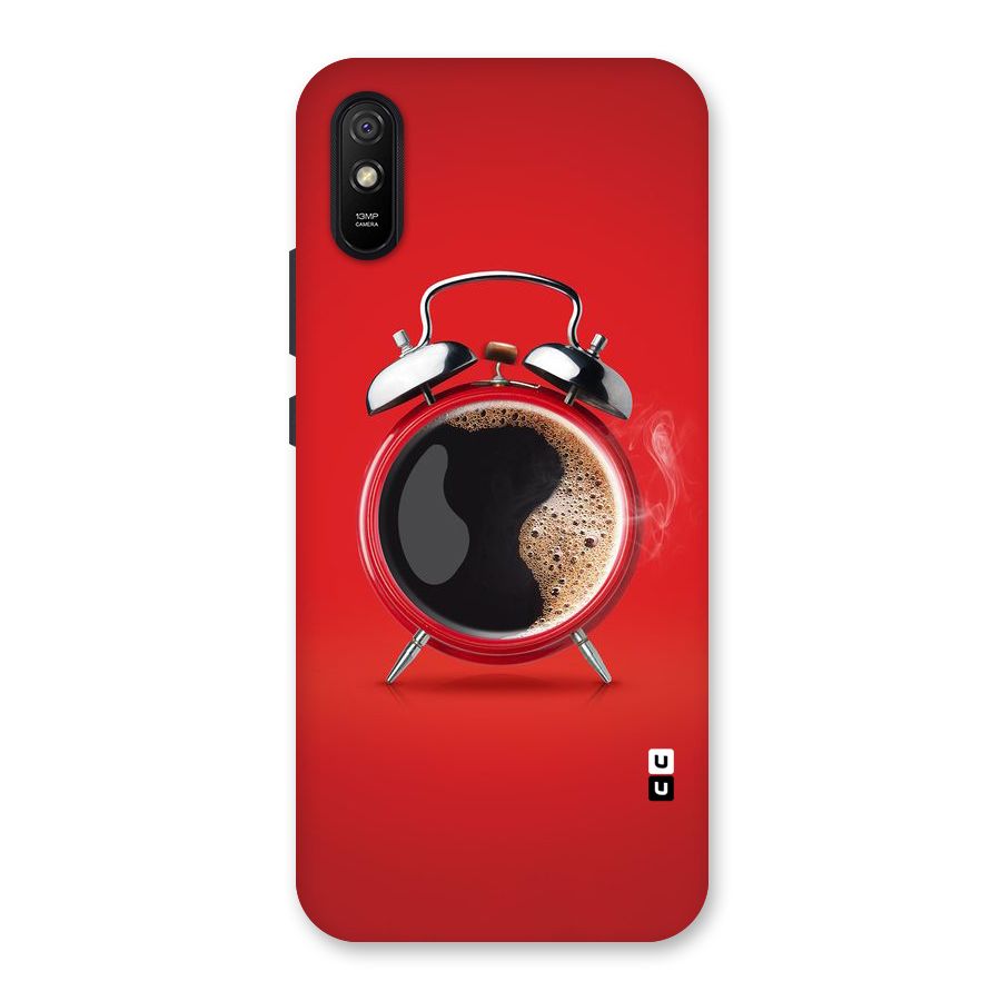 Coffee Clock Back Case for Redmi 9A