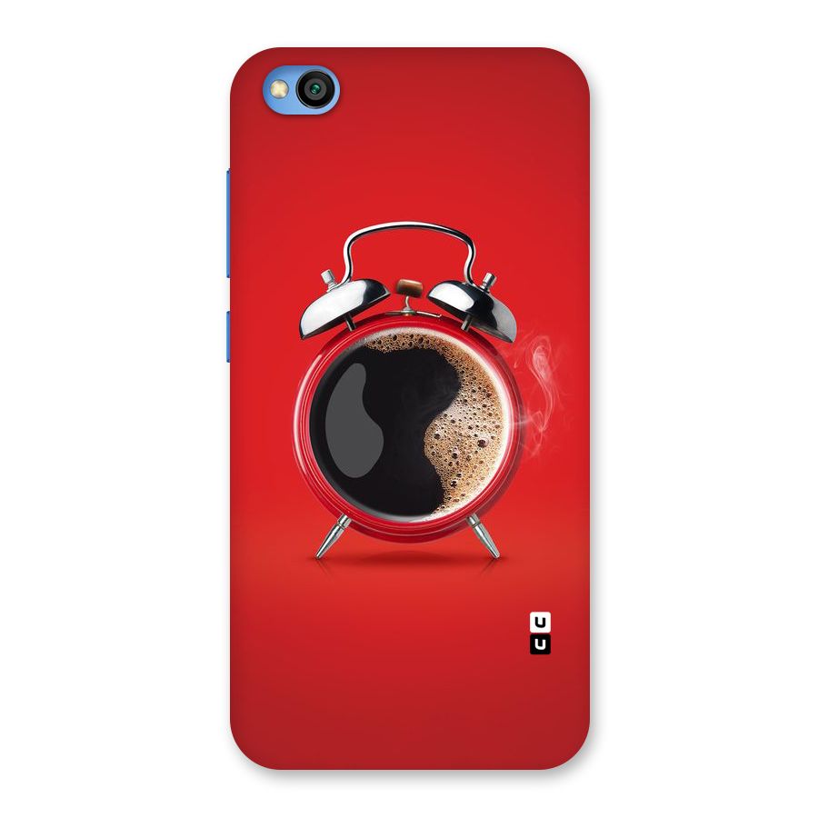 Coffee Clock Back Case for Redmi Go