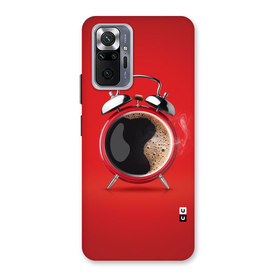 Coffee Clock Back Case for Redmi Note 10 Pro Max