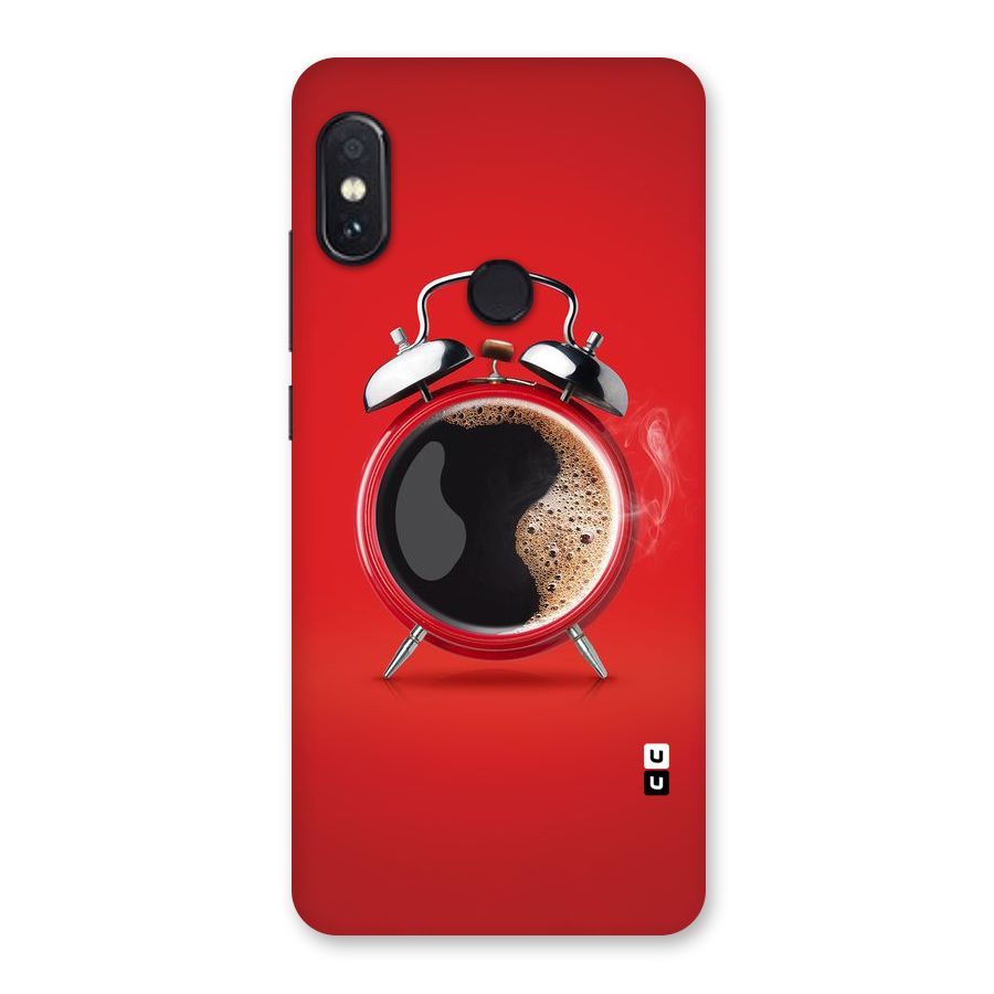Coffee Clock Back Case for Redmi Note 5 Pro