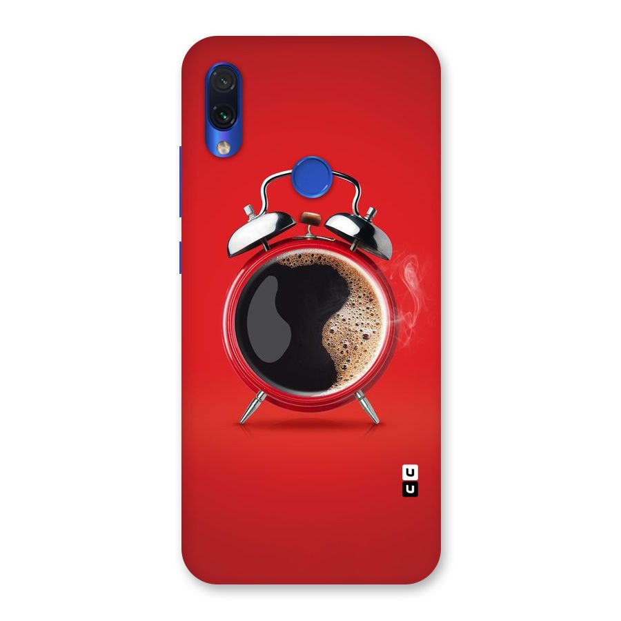Coffee Clock Back Case for Redmi Note 7