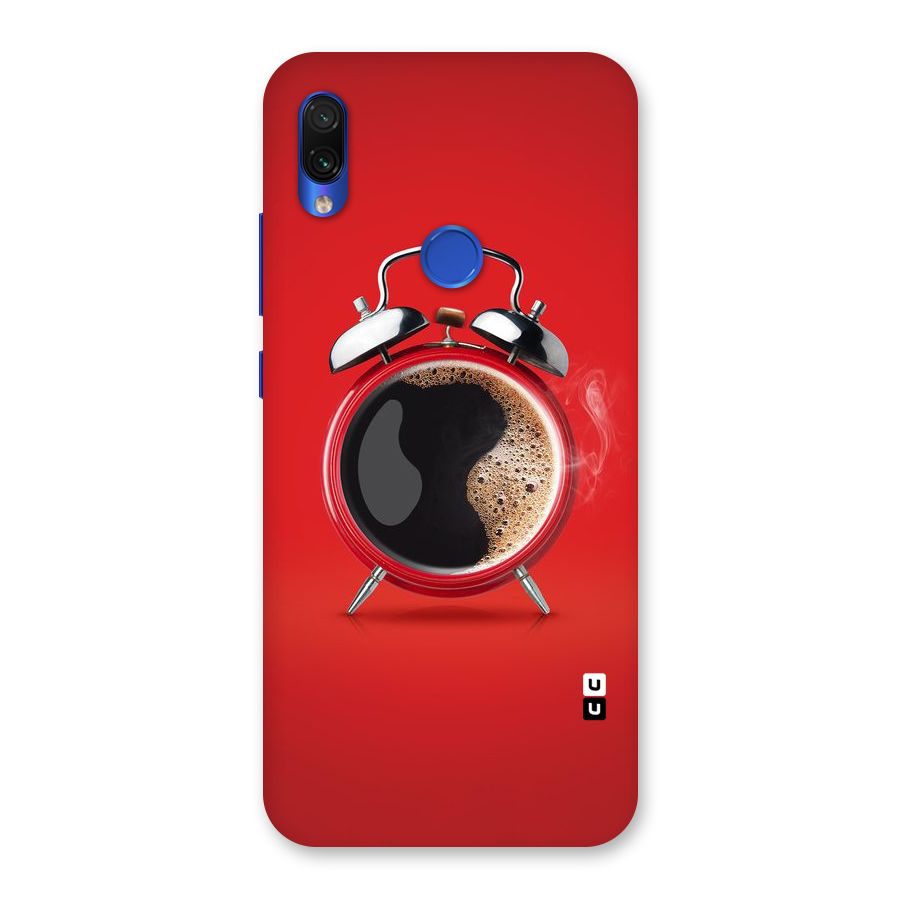 Coffee Clock Back Case for Redmi Note 7S