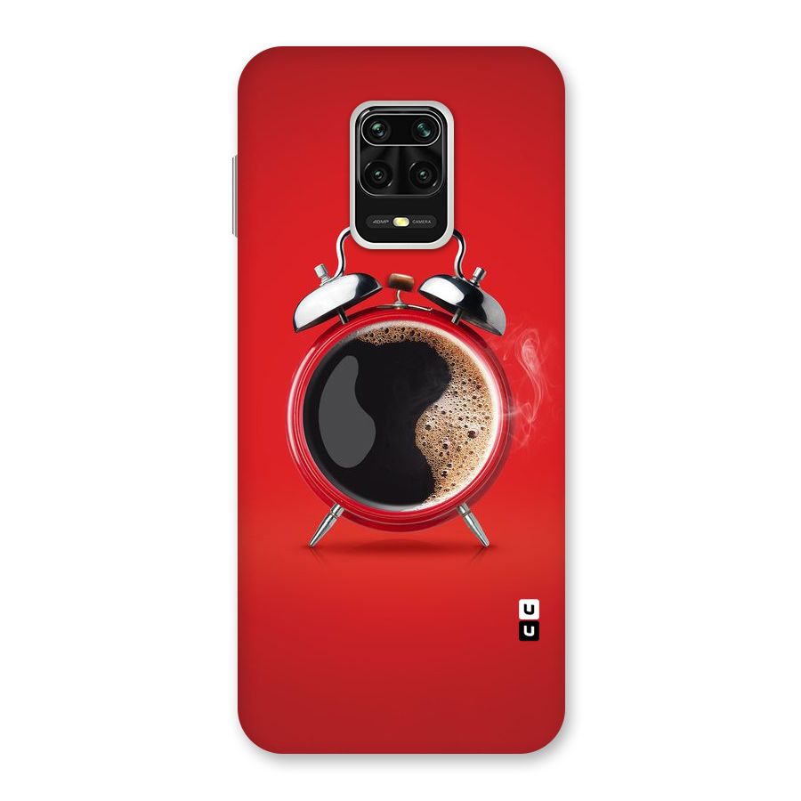 Coffee Clock Back Case for Redmi Note 9 Pro