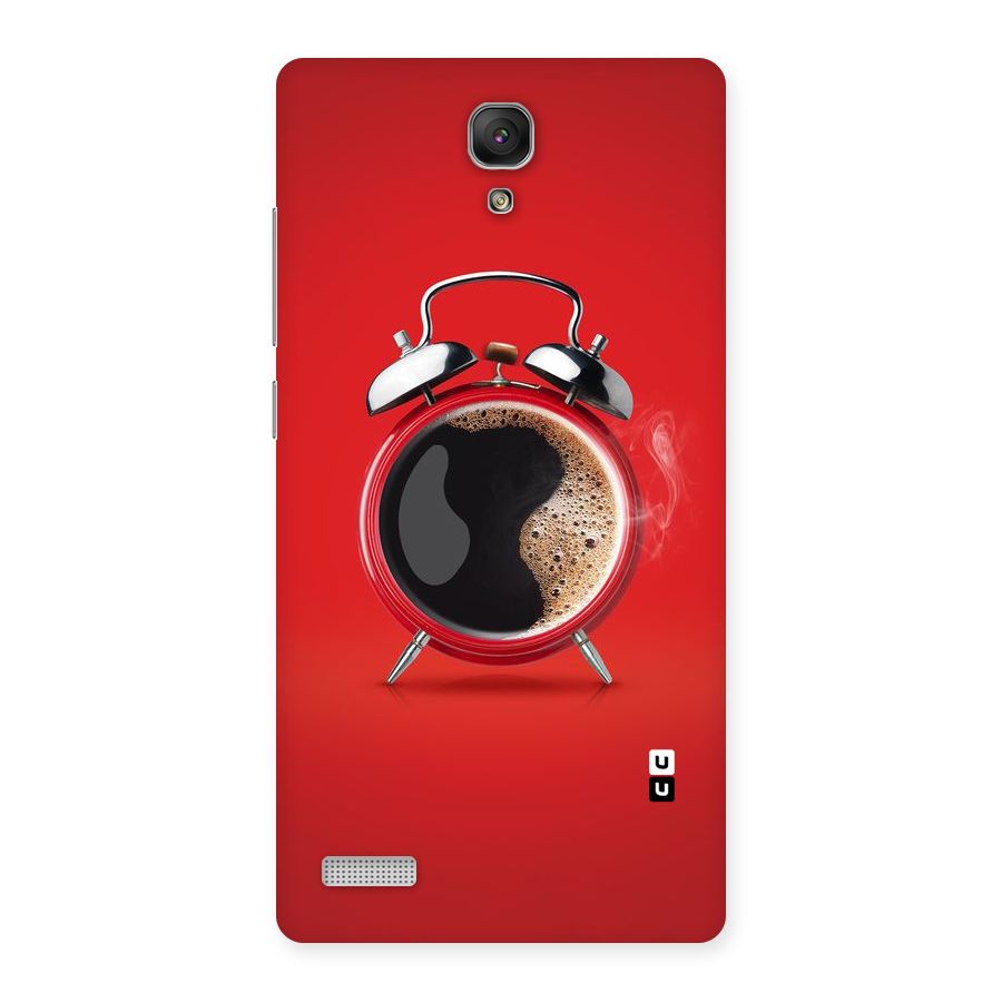 Coffee Clock Back Case for Redmi Note Prime