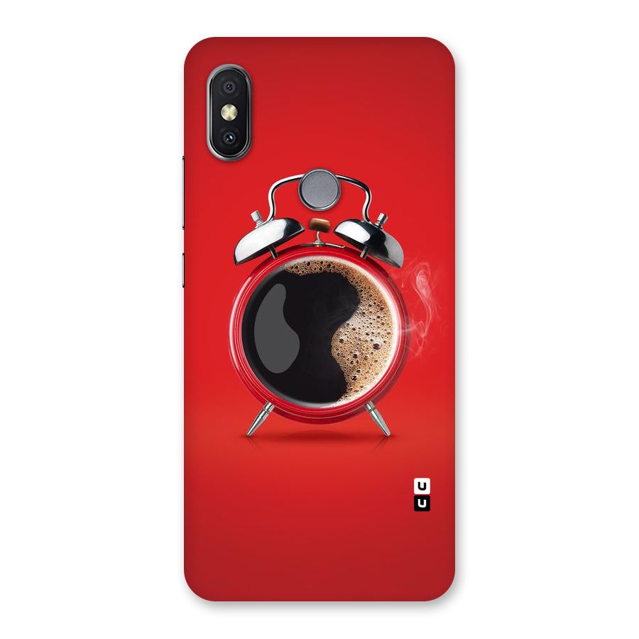 Coffee Clock Back Case for Redmi Y2