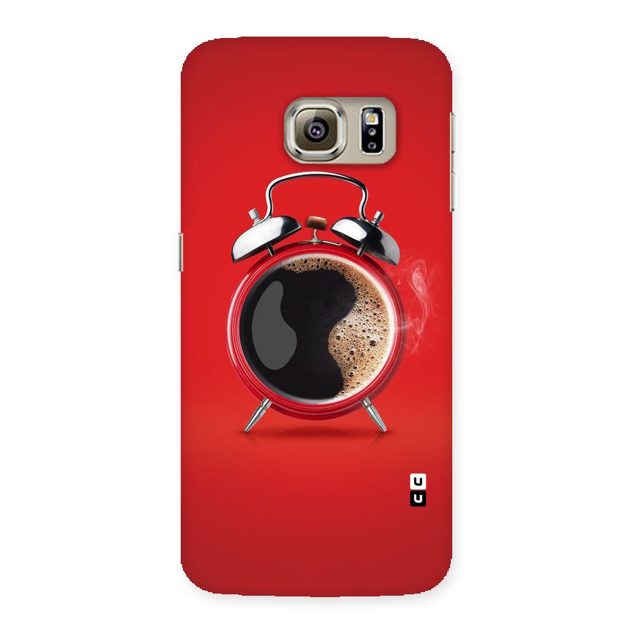 Coffee Clock Back Case for Samsung Galaxy S6 Edge