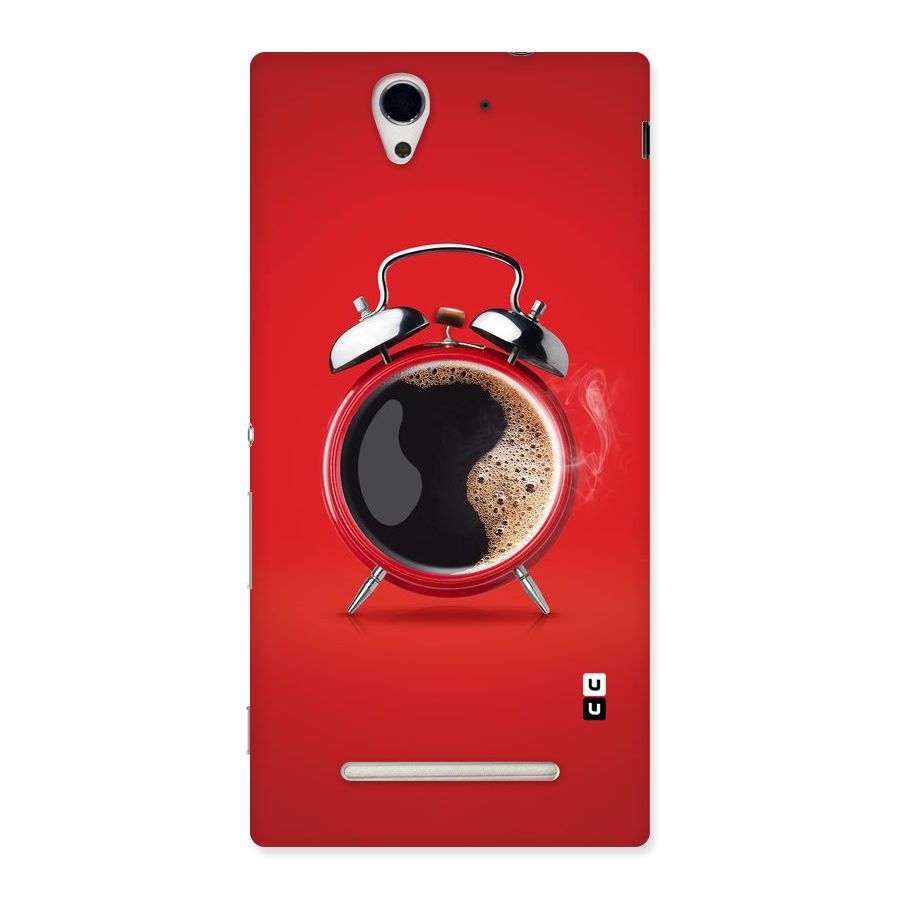 Coffee Clock Back Case for Sony Xperia C3
