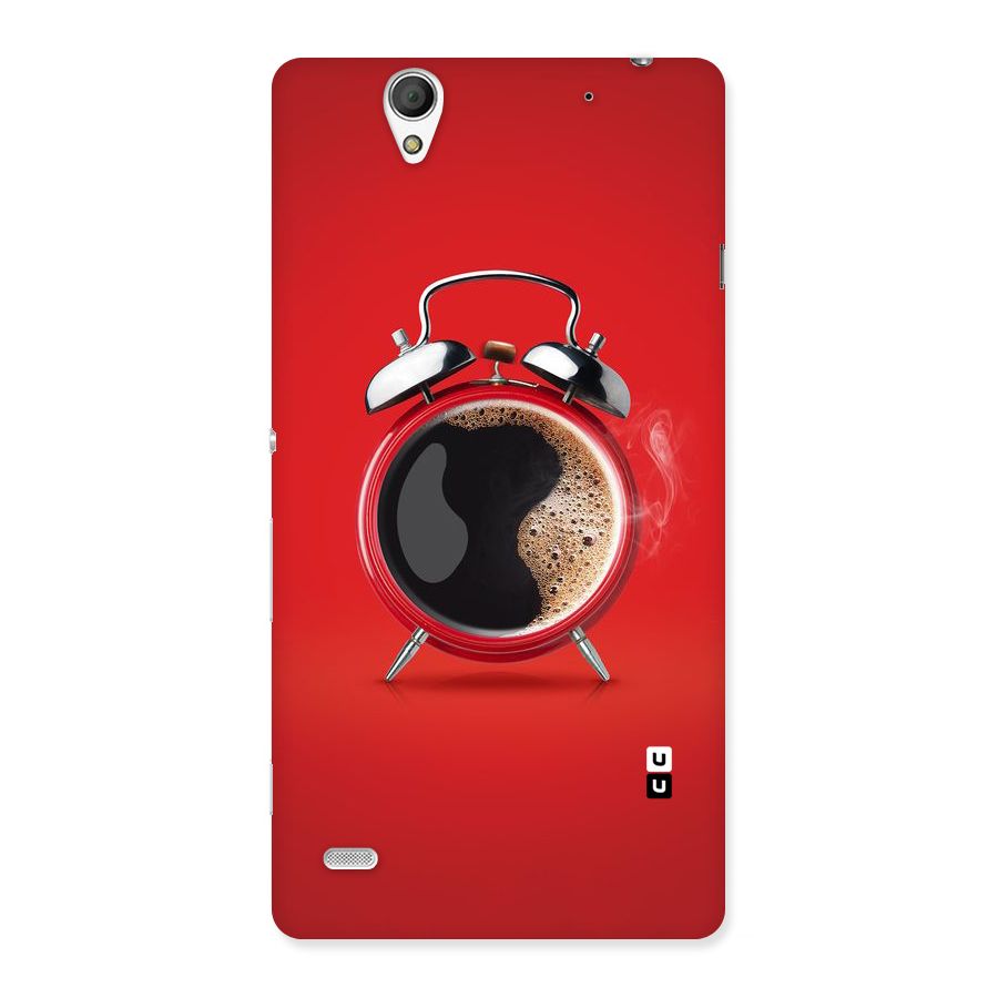 Coffee Clock Back Case for Sony Xperia C4