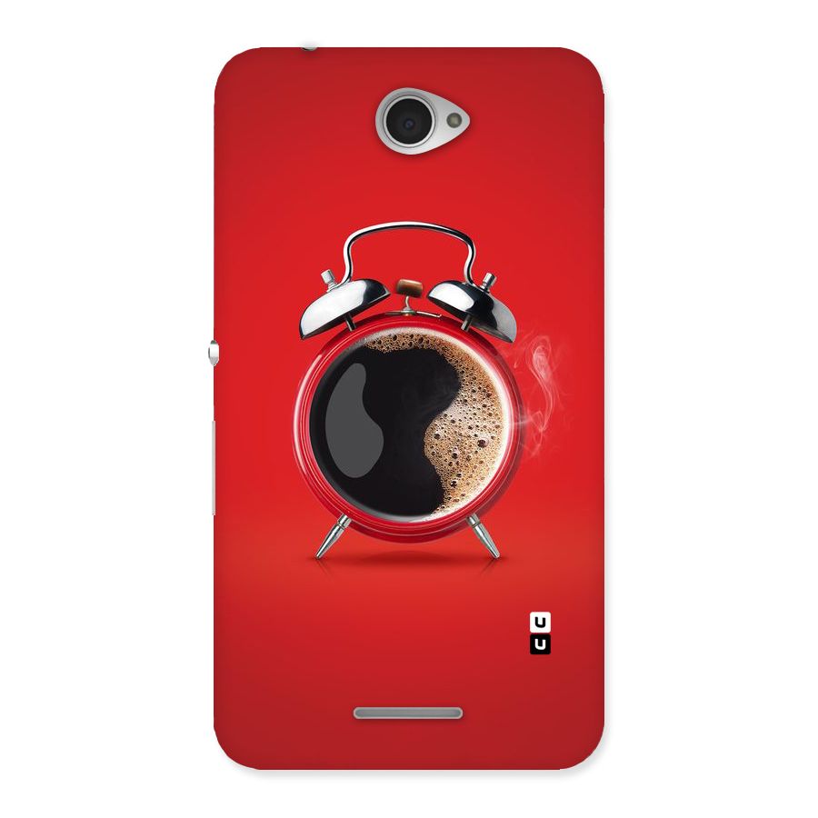 Coffee Clock Back Case for Sony Xperia E4