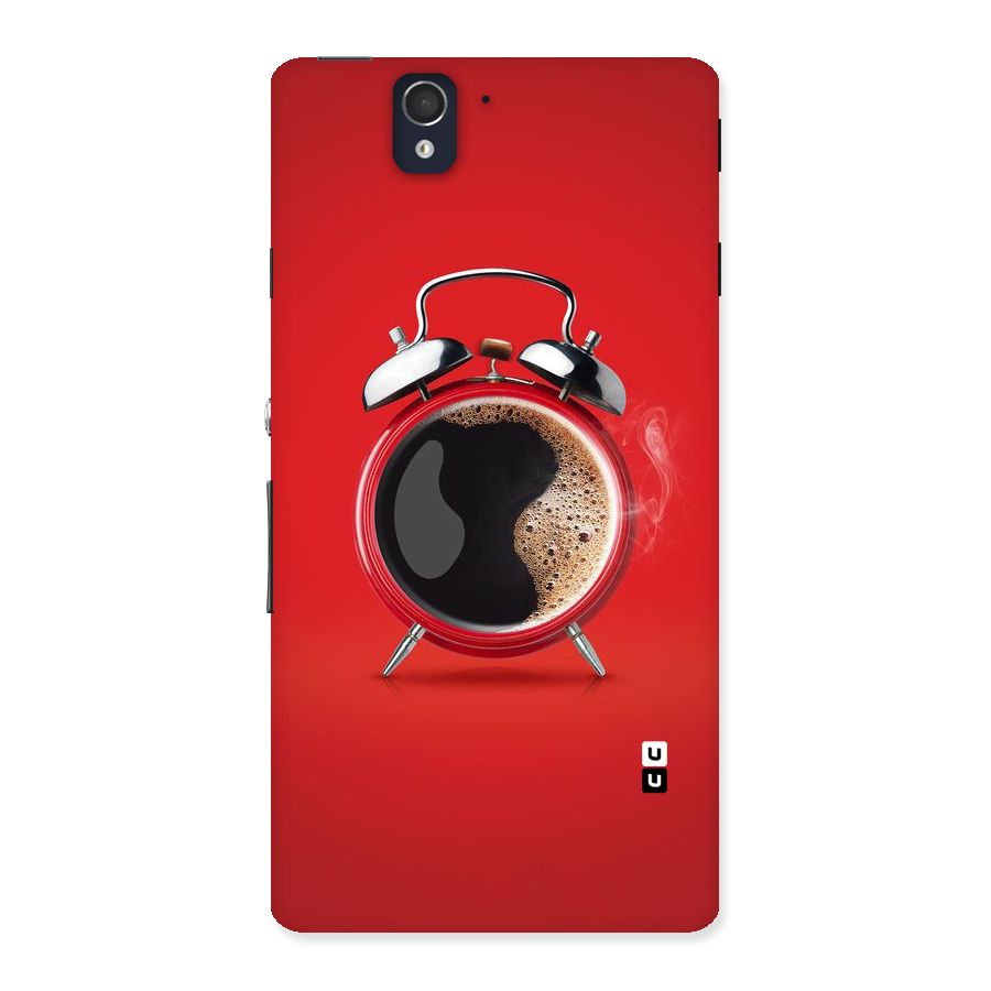 Coffee Clock Back Case for Sony Xperia Z