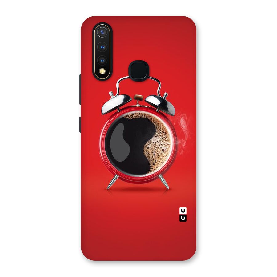 Coffee Clock Back Case for Vivo U20