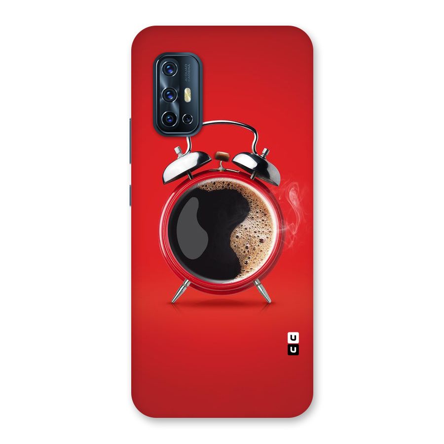 Coffee Clock Back Case for Vivo V17
