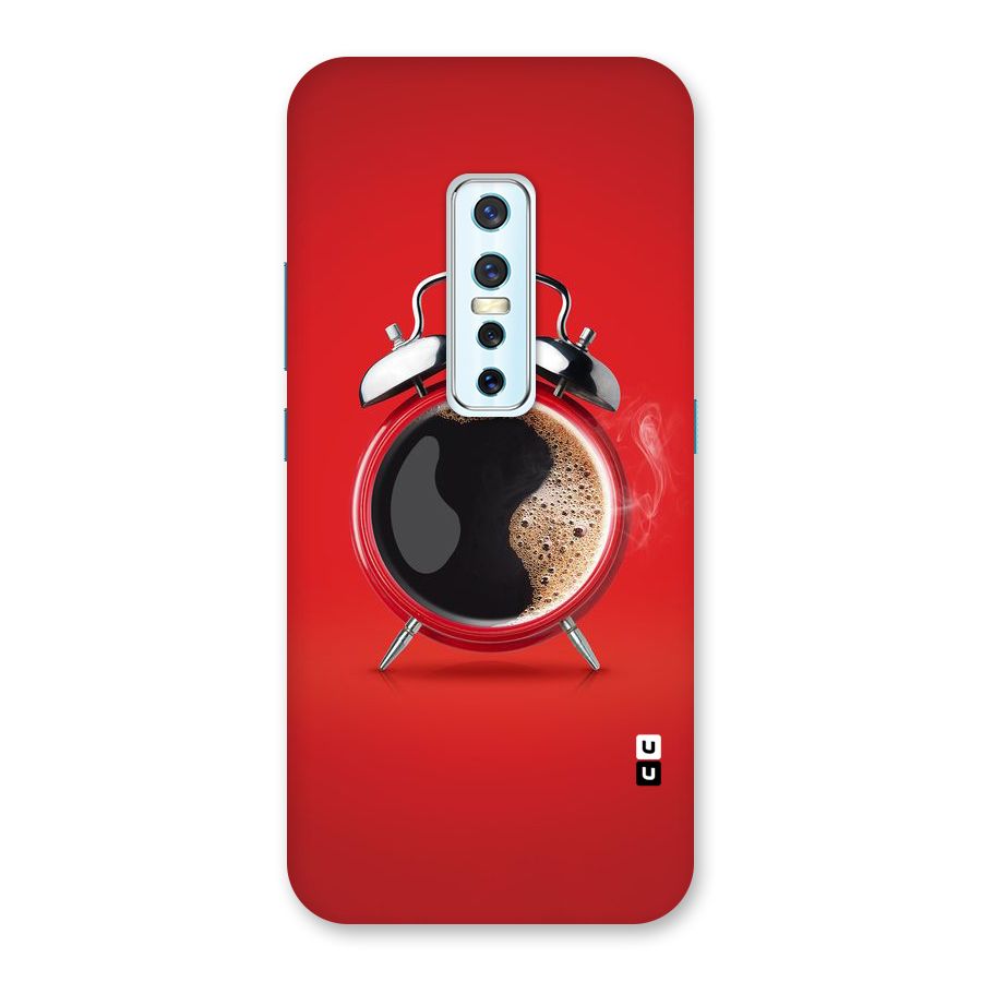 Coffee Clock Back Case for Vivo V17 Pro