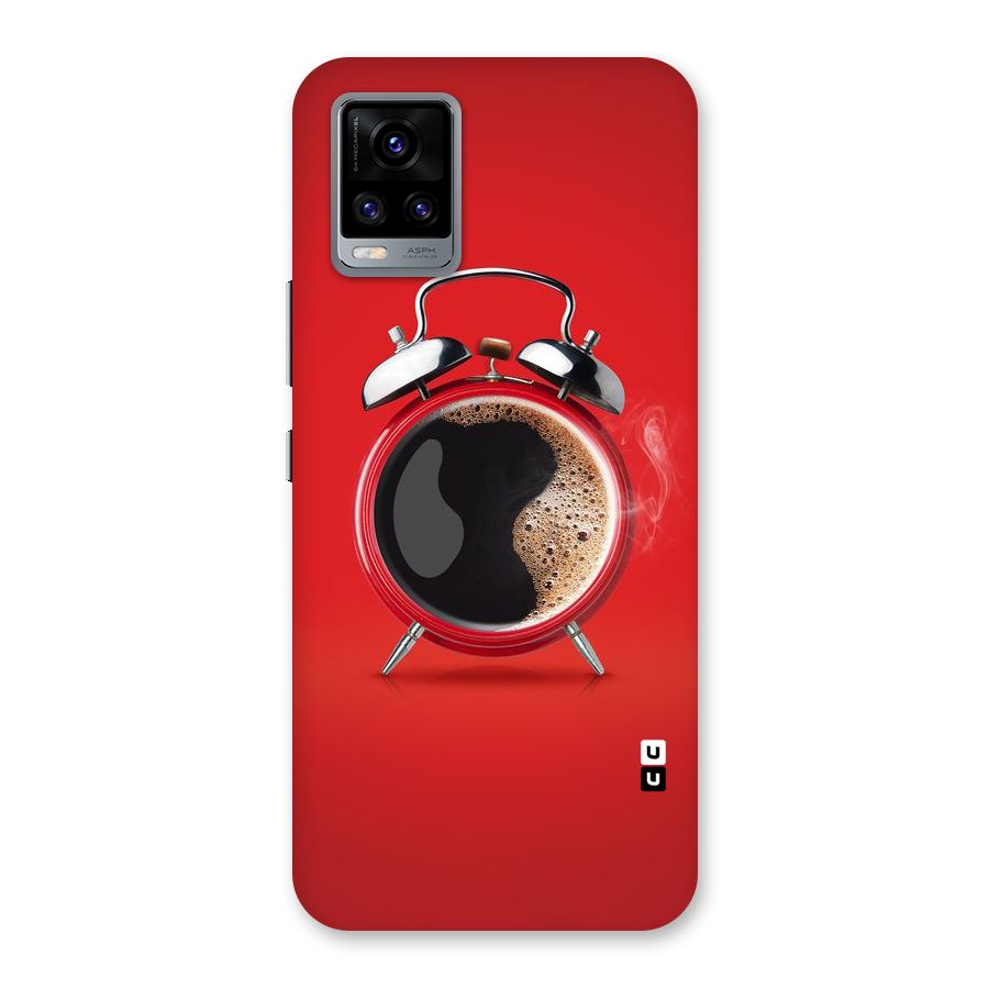 Coffee Clock Back Case for Vivo V20