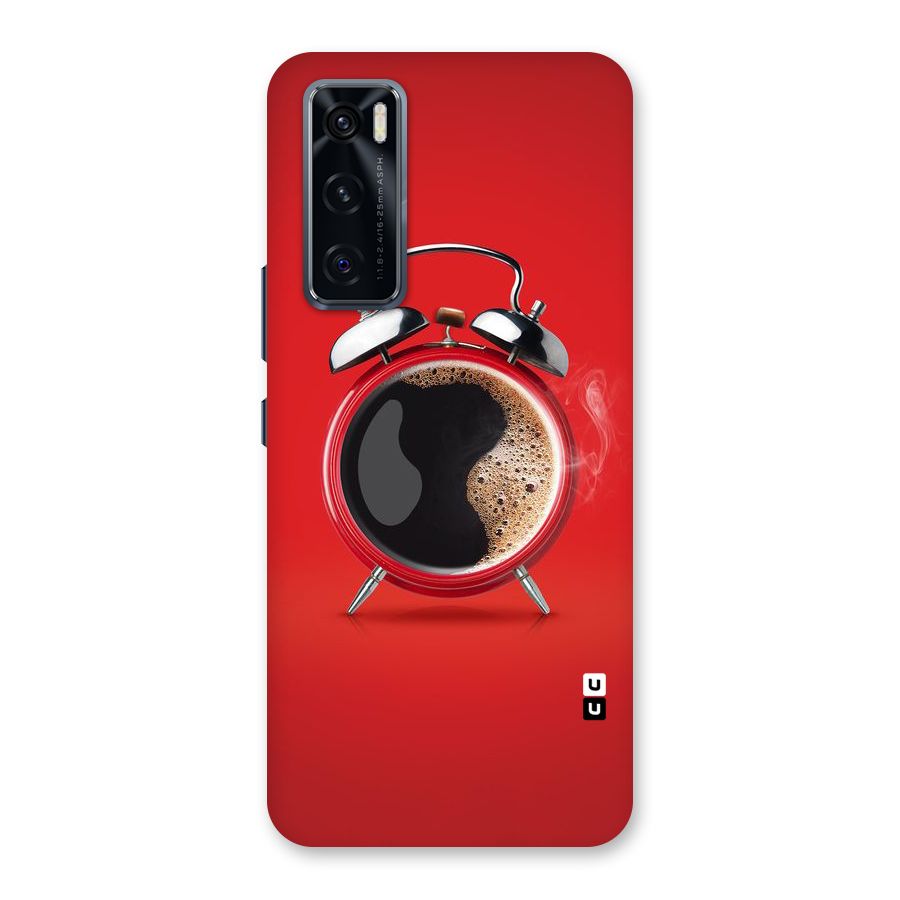 Coffee Clock Back Case for Vivo V20 SE